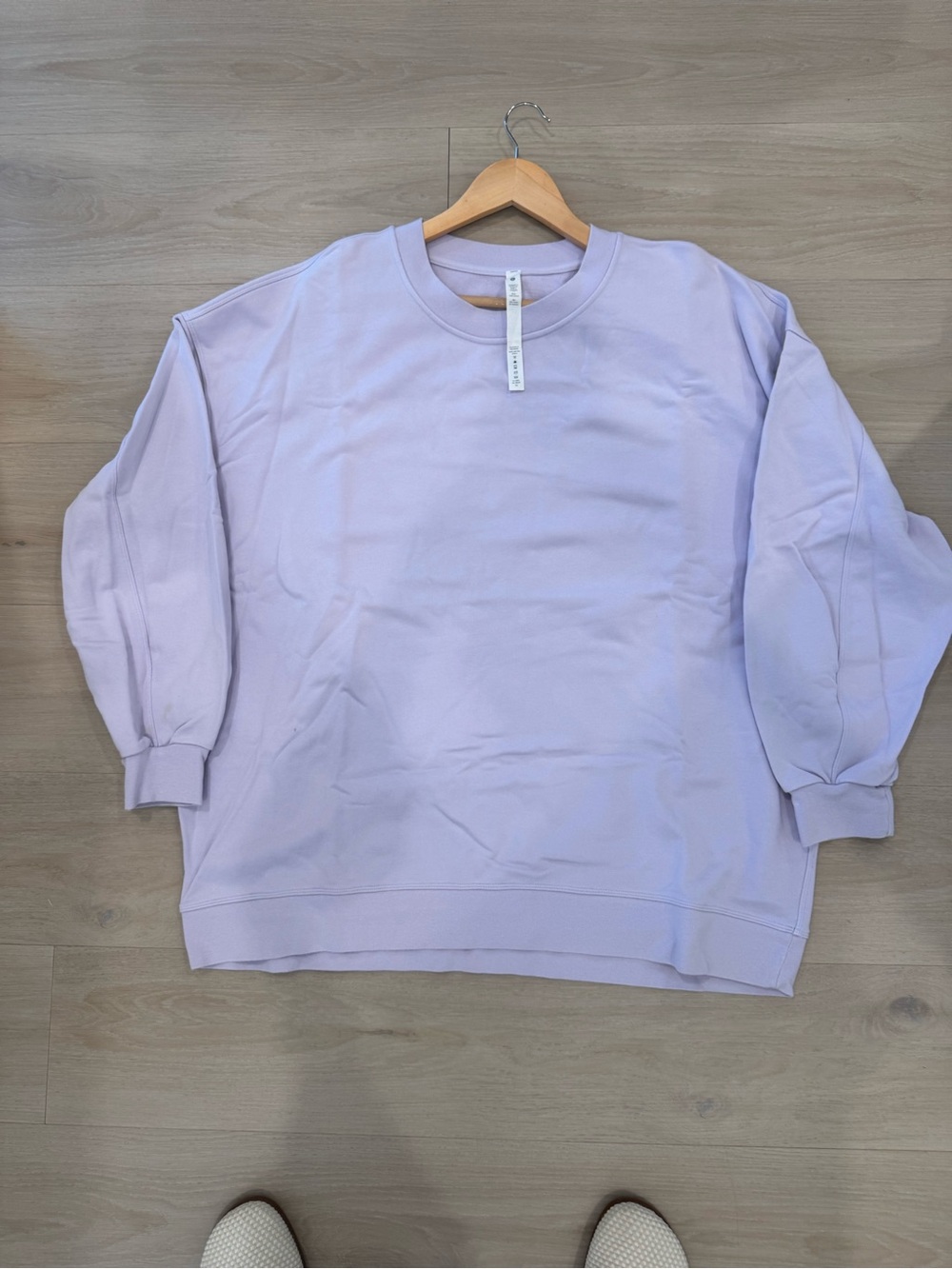 lululemon-Lavender Crewneck Sweatshirt Pullover- Womens size 16
